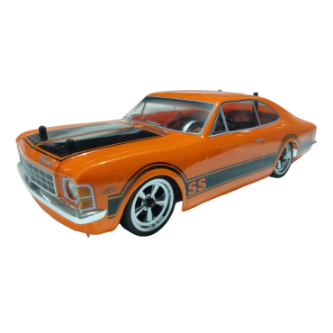 AUTOMODELO ELÉTRICO SPORTRA OPALA COUPÊ 75 ON-ROAD 1/10 4WD RÁDIO 2.4 GHZ COMPLETO COM BATERIA E CARREGADOR DHK 8139 OPA